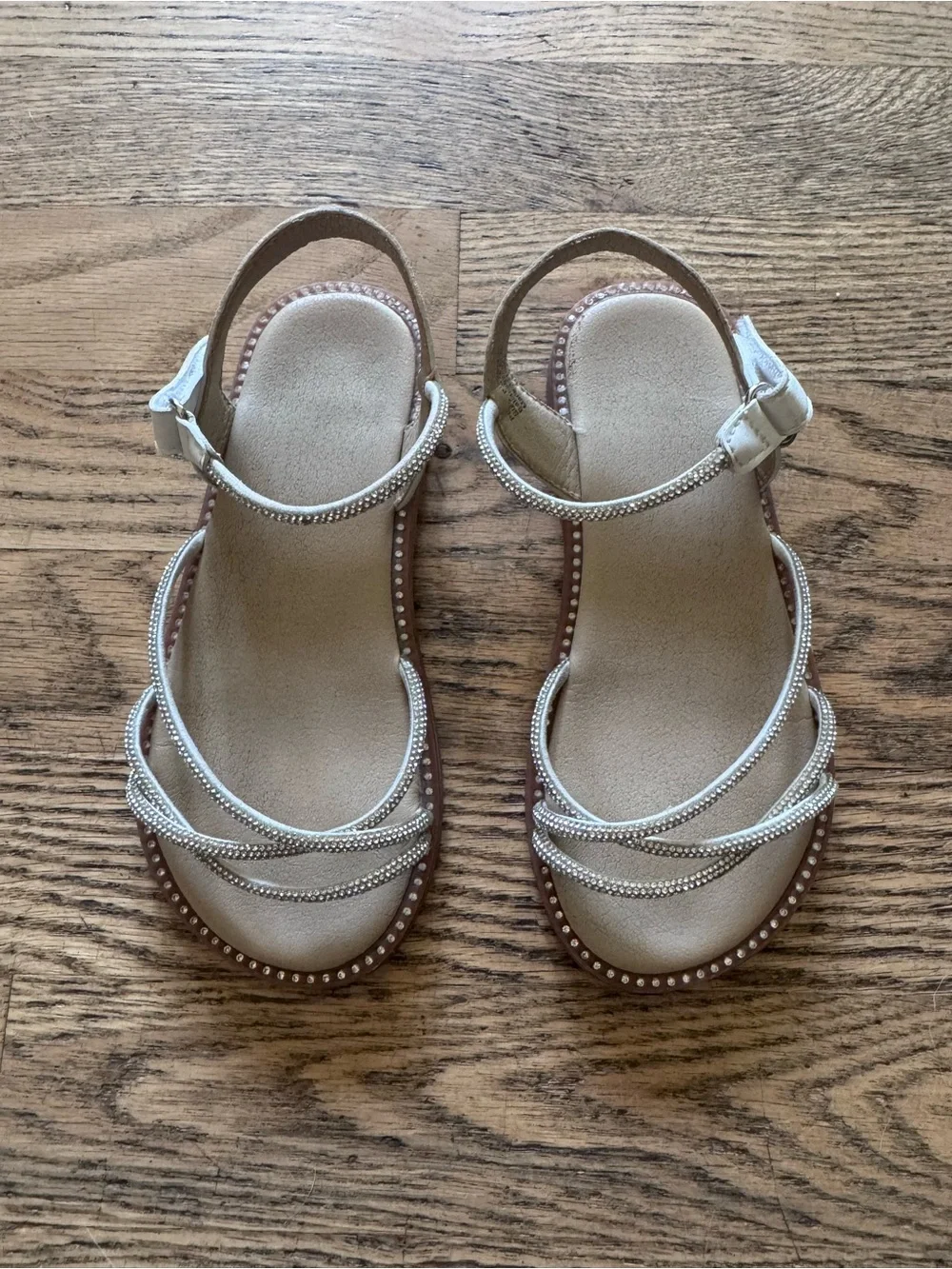 Little Kid Rhinestone Sandals